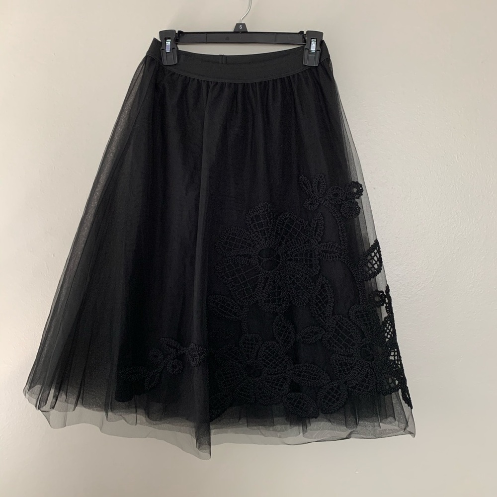 Anthropologie Maeve Fleurs Du Nuit Skirt - Picture 2 of 8